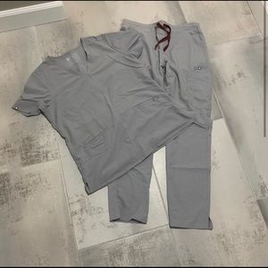 Cement FIGS scrub set